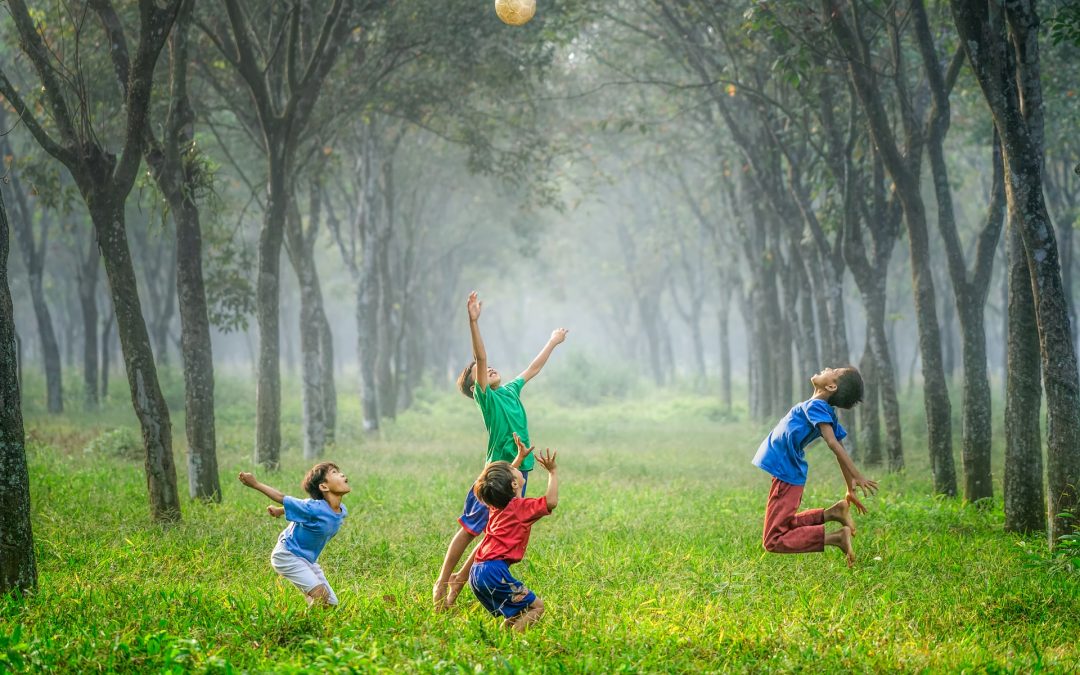 kids playing sports outdoors